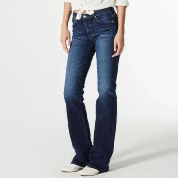 AG Adriano‎ Goldschmied The Angel Bootcut Jeans Dark Wash Denim Size 29 - Picture 1 of 8
